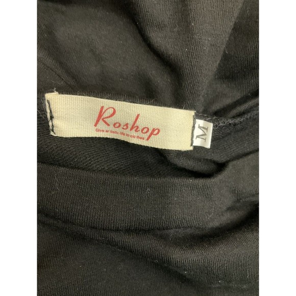 Womens St Patrick's Day American Flag Shirt M Black Shamrock America USA Irish - Picture 4 of 6